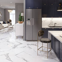 Керамогранит Primavera Calacatta Vera 6N0900 белый 60х120 см, фото №4