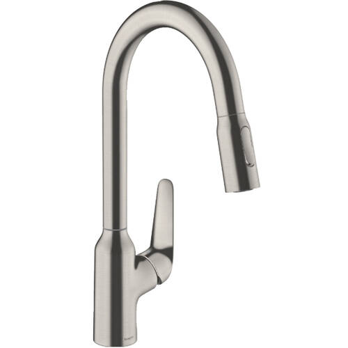 Змішувач для кухні Hansgrohe Focus M42 71800800 2 типи струменю, під сталь, фото 1
