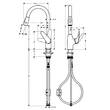 Змішувач для кухні Hansgrohe Focus M42 71800800 2 типи струменю, під сталь, фото 2