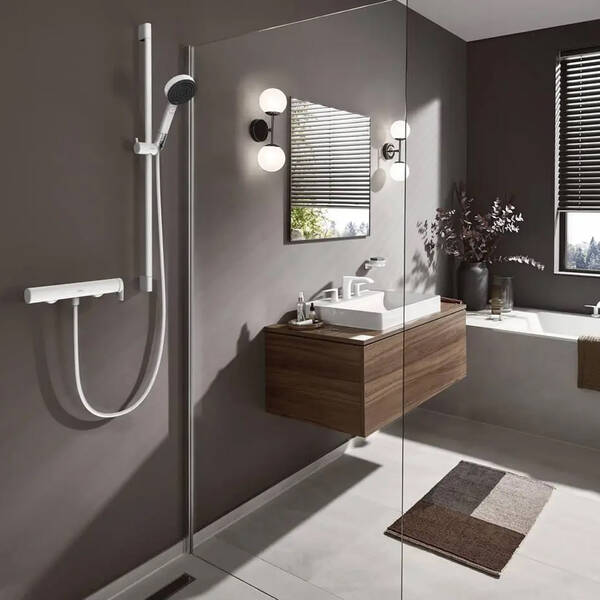 Змішувач для душу Hansgrohe Vivenis 75620700 білий матовий, фото 3