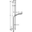 Душовий набір Hansgrohe Pulsify Select S EcoSmart Relaxation 24171700 білий матовий, фото 2