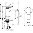 Смеситель для раковины Hansgrohe Vivenis 75022700 белый матовый, фото 2