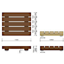 Мыльница Decor Walther Wood WO STSE 0925985 ясень темный, фото №2