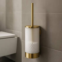 Щетка для унитаза Grohe Selection 41076GN0 брашированное золото, фото 1
