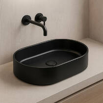 Раковина Simas Folio FO02 60 см чорний матовий, фото №1