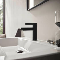 Змішувач для раковини Hansgrohe Finoris 76023670 чорний матовий, фото №3