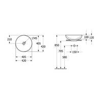 Раковина  Villeroy&Boch LOOP & FRIENDS 4A460001, фото №2