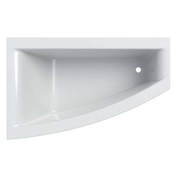 Ванна акрилова Geberit Selnova Square 554.292.01.1 160х100 см випуск справа, з ніжками, фото 1