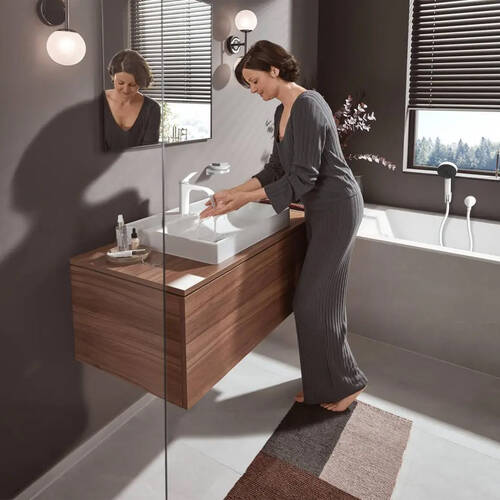 Змішувач для раковини Hansgrohe Vivenis 75010700 білий матовий, фото 3
