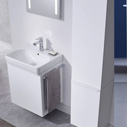 Тумба для раковини Geberit Smyle Square 500.364.00.1 підвісна 50 см білий, фото 6