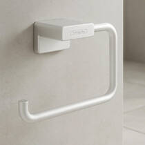 Держатель для туалетной бумаги Hansgrohe AddStoris 41771700 без крышки, белый матовый, фото 5