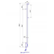 Рушникосушарка електрична Mario Рей-I 1500х30/130 TR 1500х30 мм сатин 35 Вт, фото №2