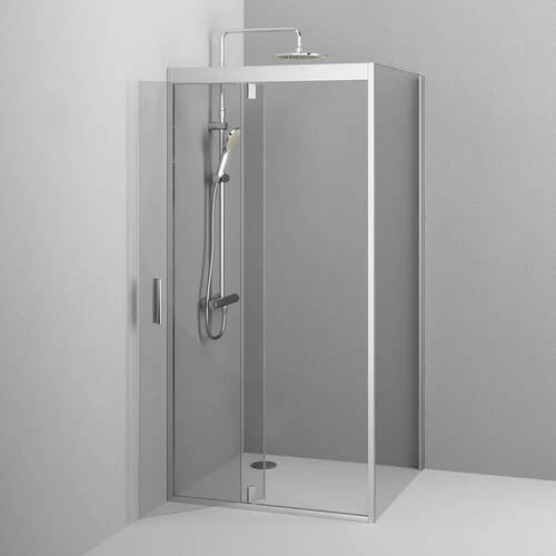 Душова кабіна AM.PM Gem W90UG-404-090MT 90x90 см профіль хром матовий, прозоре скло, фото 7