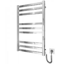 Полотенцесушитель электрический Mario Чикаго-I 800х500/80 TR K, 800х490 мм, хром, 115 Вт, фото №1