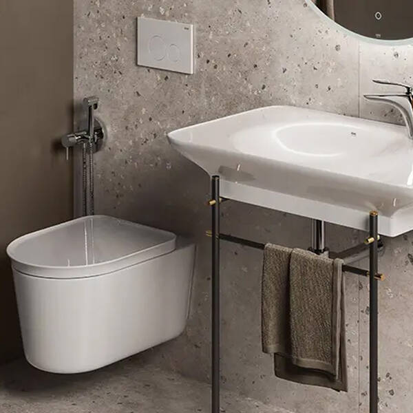 Унітаз підвісний RAK Ceramics Valet VALWC1446AWHA безобідковий, білий, фото 3