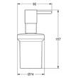 Дозатор для рідкого мила Grohe Essentials 40394DL1 теплий захід сонця (брашоване рожеве золото), фото 2