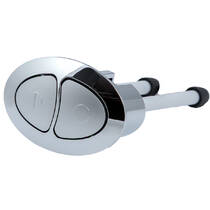 Кнопка для зливного механізму Devit Vintage 3010122 хром/мат, фото №1