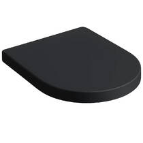 Сидение с крышкой NIC Design Milk 005528013 дюропласт, система SoftClose, цвет антрацит мат, фото №1