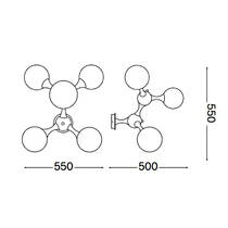 Люстра Ideal Lux 073712 Nodi Bianco PL5, фото №3