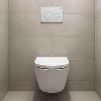 Клавиша смыва Geberit Delta20 round 115.127.11.1 белый, фото №1