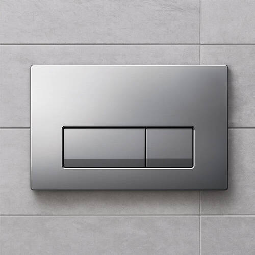 Клавиша смыва Geberit Delta50 115.119.46.1 матовый хром, фото 1