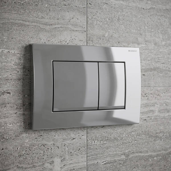 Клавіша змиву Geberit Delta20 square 115.137.21.1 хром, фото 1