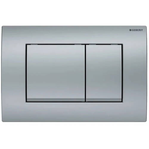Клавіша змиву Geberit Delta20 square 115.137.46.1 матовий хром, фото 1