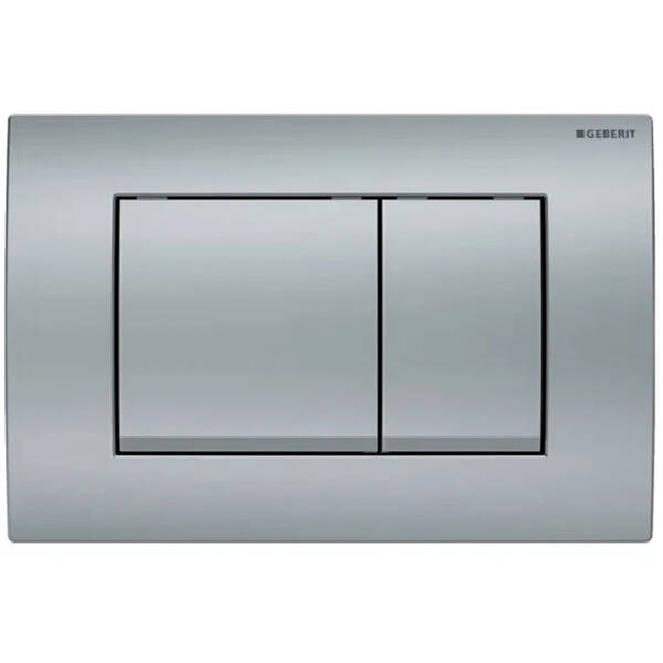 Клавіша змиву Geberit Delta20 square 115.137.46.1 матовий хром, фото 1