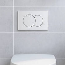 Клавиша смыва Geberit Delta01 115.107.11.1 альпийский белый, фото №1