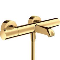 Змішувач для ванни Axor Citterio M 34435990 з термостатом, золото полірований, фото №1