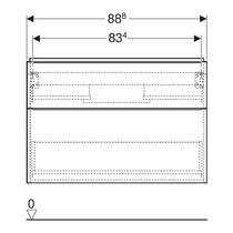 Тумба для раковины Geberit iCon 502.305.JH.1 подвесная, дуб, фото №4