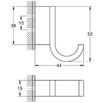 Гачок Grohe Selection 41039GL0 золото, фото №3
