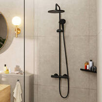 Верхний душ Hansgrohe Vernis Blend 200 1jet EcoSmart 26277670 черный матовый, фото №3