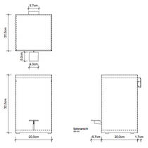 Мусорное ведро Decor Walther Corner TE 70 SC 0614520 5,5 л золото глянцевый, фото №2