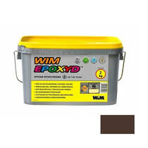 Заповнювач для швів WIM Epoxyd 1/44 епоксидний двокомпонентний шоколад 2кг, фото №1