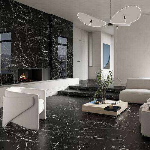 Керамограніт Cerrad Gres Marmo Morocco Black Rect 59,7x119,7 см, фото 4
