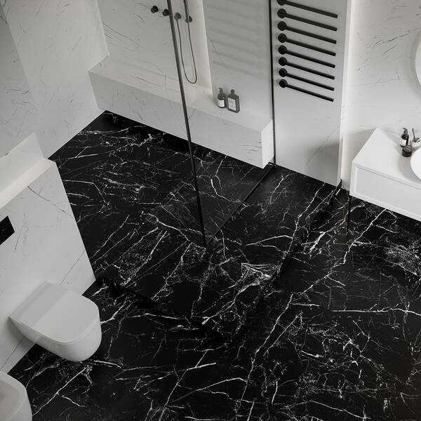 Керамограніт Cerrad Gres Marmo Morocco Black Rect 59,7x119,7 см, фото 3