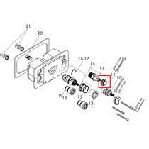 Запчасть к смесителю Hansgrohe 92614000 набор безопасности, фото №2
