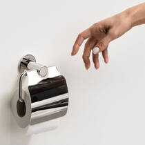 Держатель для туалетной бумаги Liberta Roll Steel закрытый, хром, фото №2
