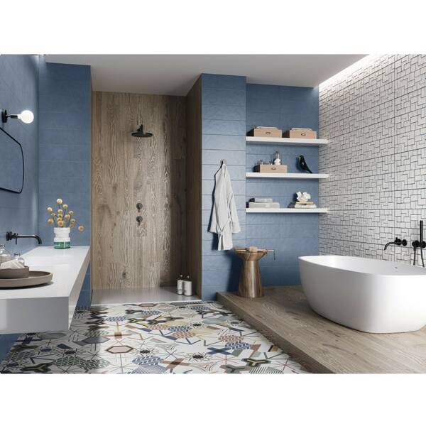 Плитка APE Ceramica Stay Stay Blue 20х60 см, фото 2