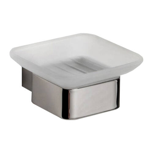 Мильниця Liberta Flow Steel з тримачем хром, фото 1