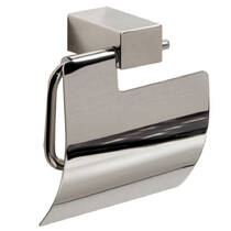 Тримач для туалетного паперу Liberta Flow Steel закритий, хром, фото №1