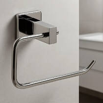 Тримач для туалетного паперу Liberta Nook Steel відкритий, хром, фото №1