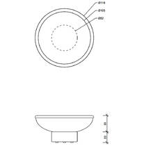 Мыльница Decor Walther Classic CR STS 0932900 хром, фото №2