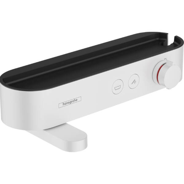 Змішувач для ванни Hansgrohe ShowerTablet Select 24340700 з термостатом, білий матовий, фото 1