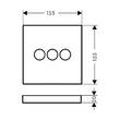 Переключатель потоков для душа Hansgrohe ShowerSelect 15764670 черный матовый, фото 2