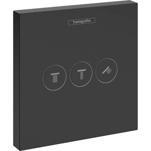 Переключатель потоков для душа Hansgrohe ShowerSelect 15764670 черный матовый, фото 1