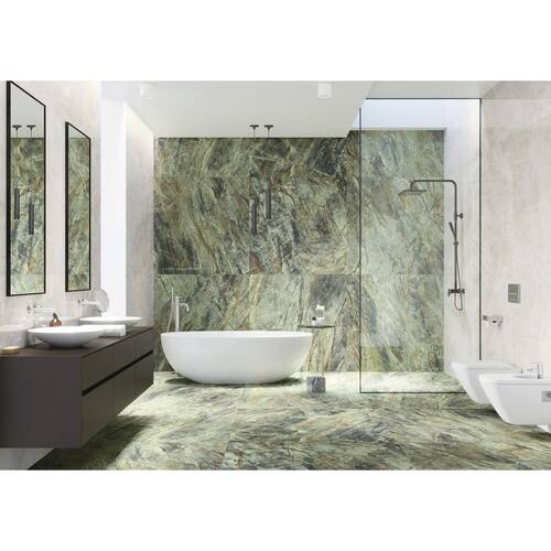 Керамограніт Cerrad Gres Brazilian Quartzite Green Rect 119,7x59,7 см, фото 6