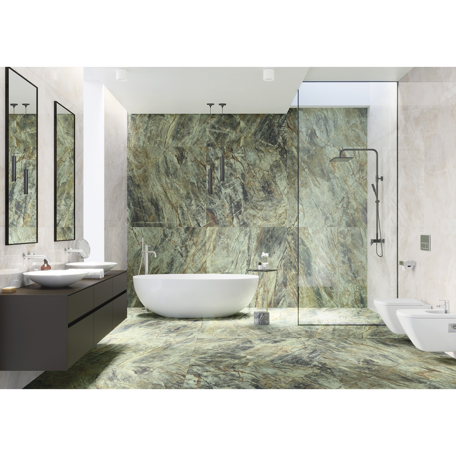 GRES BRAZILIAN QUARTZITE GREEN RECT (1 сорт)