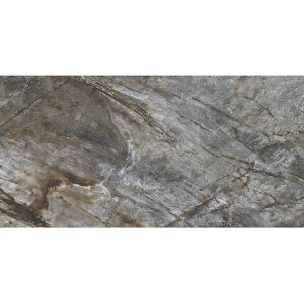 Керамограніт Cerrad Gres Brazilian Quartzite Black Rect 59,7х119,7 см, фото 2